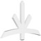 Ekena Millwork Alberta Architectural Grade PVC Gable Bracket, 48"W x 30"H x 2"D x 4"F, 15/12 Pitch GBP048X30X0204ALB00 - alternate 1